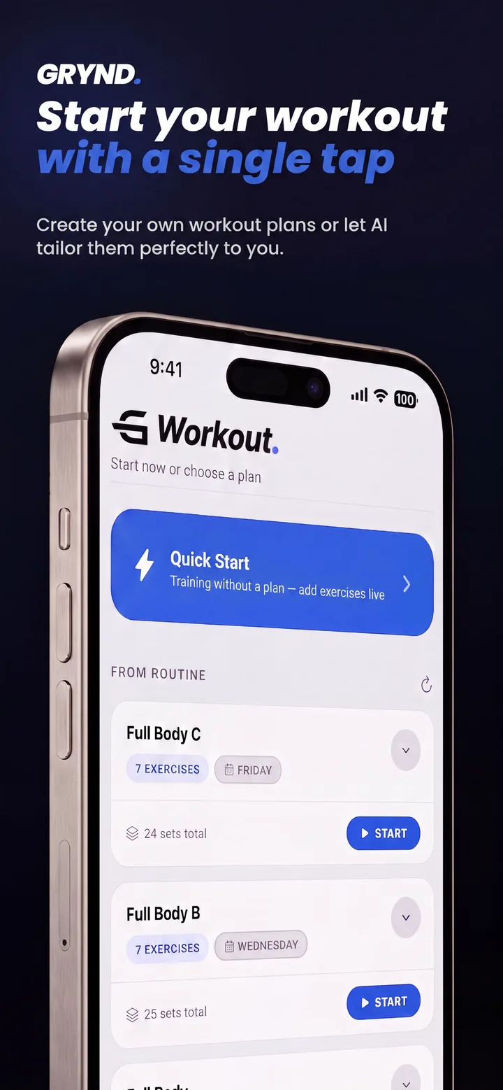 Workout routines